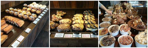 various bread and cookies at Boulangerie Sudo