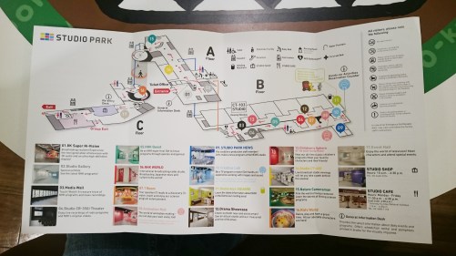 NHK Studio Park map